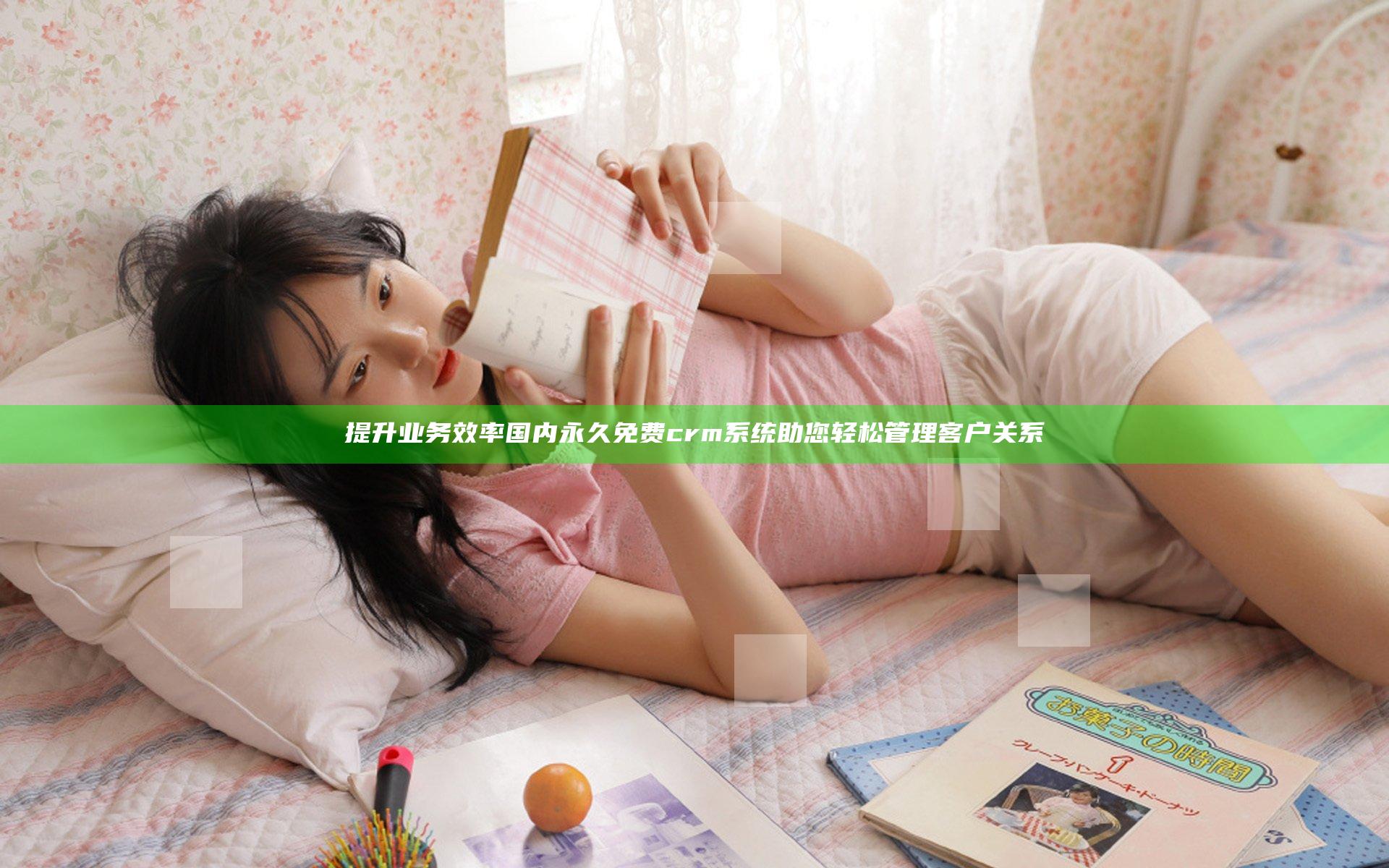 提升业务效率 国内永久免费crm系统助您轻松管理客户关系