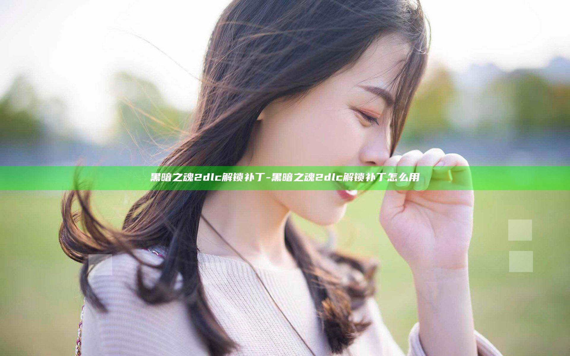 黑暗之魂2 dlc解锁补丁-黑暗之魂2 dlc解锁补丁怎么用